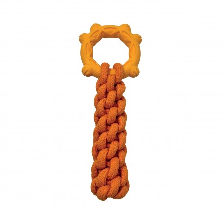 ROPE AND TPR TOY "ROPE RING" 30CM