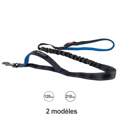 ANTI BUMP LEASH BLUE AND BLACK