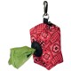 RED BANDANA  WASTE BAG