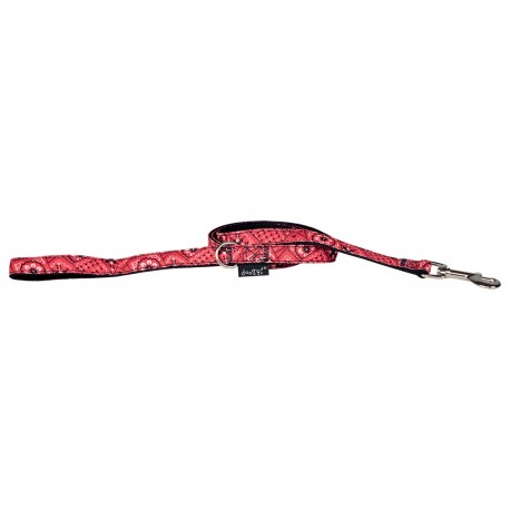 LEASH RED BANDANA  120CM X 16MM