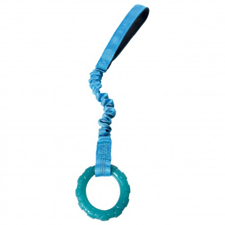 BLUE DONUT DOG TRACTION TOY 50CM