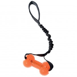 DOG TRACTION TOY ORANGE BONE 50CM