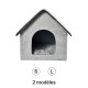 COZY HOME PET HOUSE 42*39*47CM-GREY