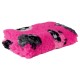 CARPET VET DECO BED 0,5X0,75M - 1225GR/M2 - PINK WITH SHEEPS - THICKNESS 27MM